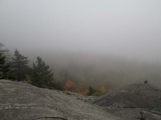 Fog on the Mt. Morgan ledges - Click to enlarge