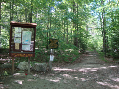 Mt. Morgan Trail trailhead