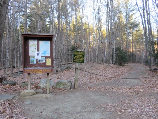 Mt. Morgan Trail trailhead