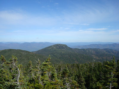 Looking northeast at Shelburne Moriah Mountain from Mt. Moriah - Click to enlarge