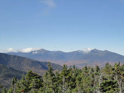 Looking at the Presidentials from Mt. Moriah - Click to enlarge