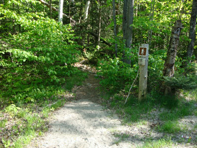 The Stony Brook Trail trailhead