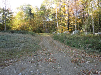 The old Stony Brook Trail trailhead