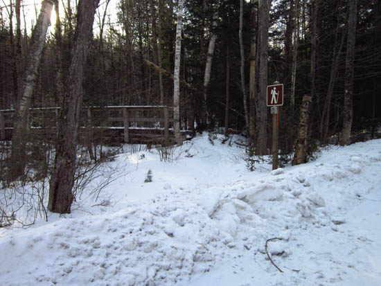 The Stony Brook Trail trailhead
