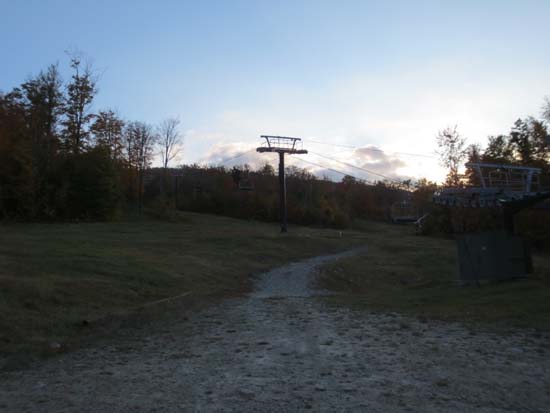 The bottom of the West Mountain area