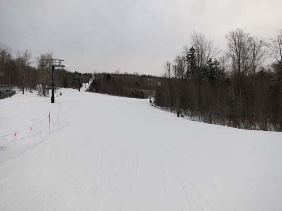 The bottom of the West Mountain area