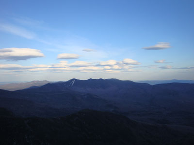 Looking at the Tripyramids from the Mt. Osceola ledges - Click to enlarge