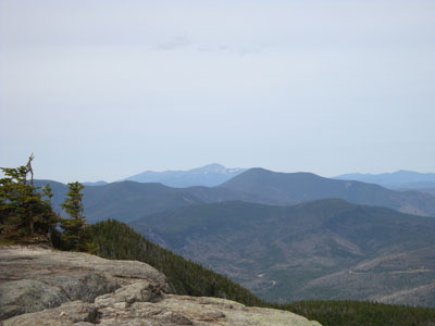 Looking at Mt. Washington and Mt. Carrigain from Mt. Osceola - Click to enlarge