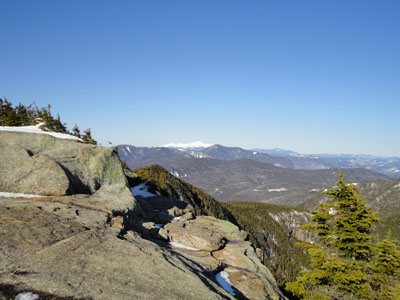 Looking at Mt. Washington from the Mt. Osceola ledges - Click to enlarge