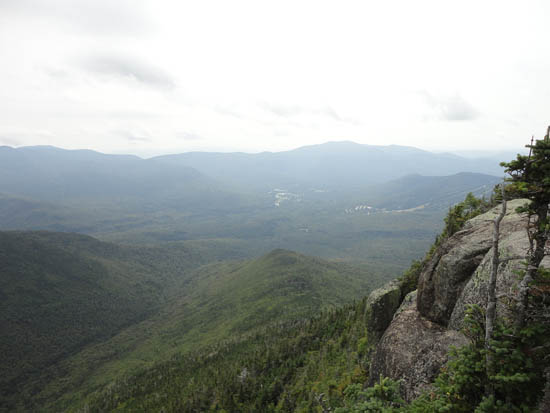 Waterville Valley as seen from the Mt. Osceola ledges - Click to enlarge