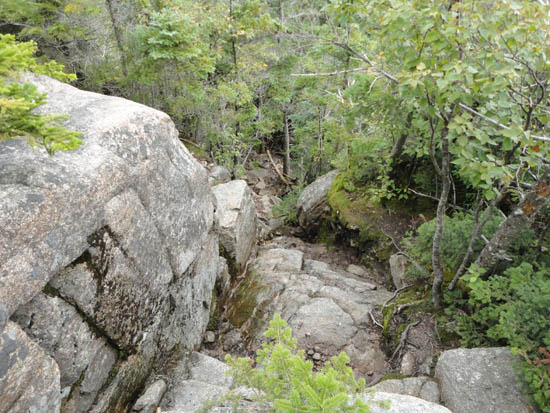 The chimney between the peaks