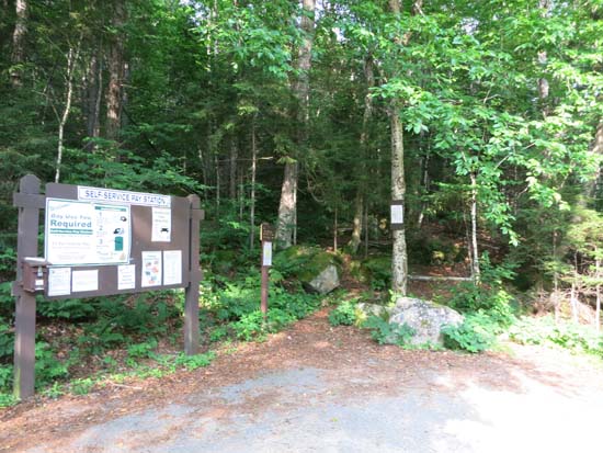 The East Pond Trail trailhead