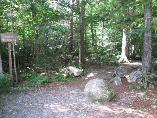 Mt. Osceola Trail trailhead at the Tripoli Road parking lot