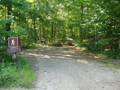 The Mount Langdon Trail trailhead