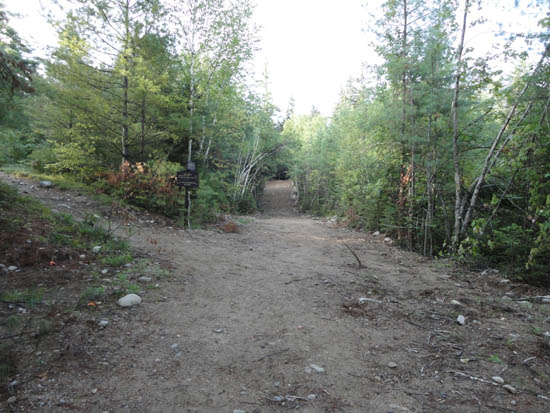 The Downes Brook Trail trailhead