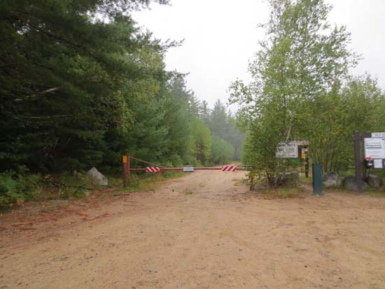 The Oliverian Brook Trail trailhead