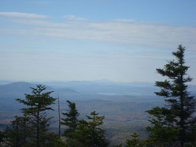 Looking at Kearsarge Mountain from the south peak of Mt. Paugus - Click to enlarge