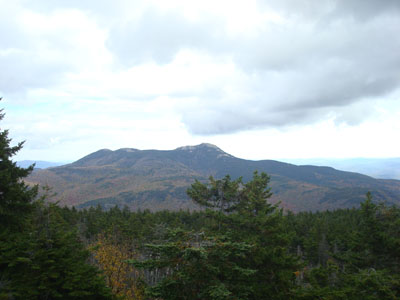 Looking at Mt. Chocorua summit from the southeast ledges of the main peak of Mt. Paugus - Click to enlarge