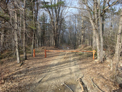 The Tower Road trailhead on Reservation Road