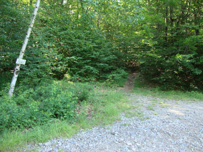 The Indian Trail trailhead off US 3