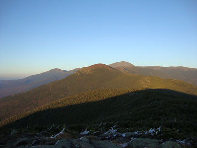 Looking at Mt. Washington from Mt. Pierce - Click to enlarge