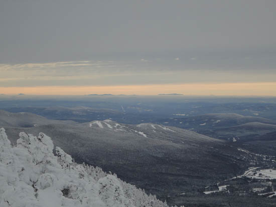 Looking over Bretton Woods into Vermont from near the summit of Mt. Pierce - Click to enlarge