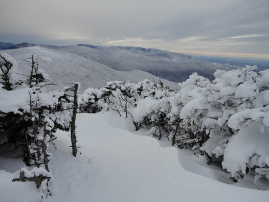 The drifted Crawford Path on way to Mt. Pierce