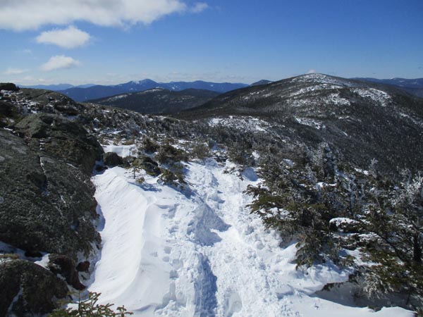 Heading toward Mt. Pierce from Mt. Eisenhower