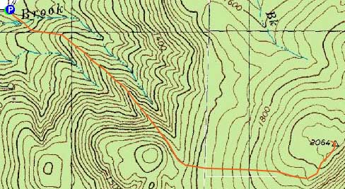 Topographic map of Mt. Prospect