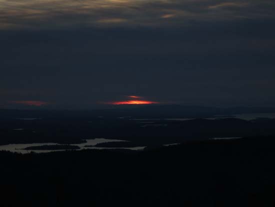 The sunrise from the southeastern Mt. Prospect viewpoint - Click to enlarge