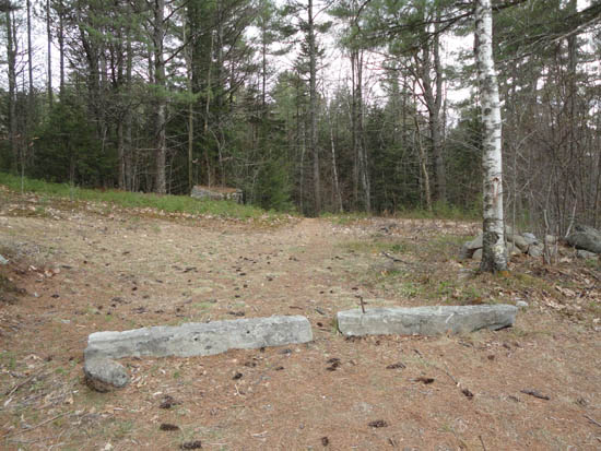 The trailhead on Mt. Prospect Road