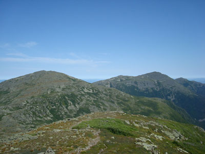 Looking at the northern Presidentials from the summit of Mt. Reagan - Click to enlarge