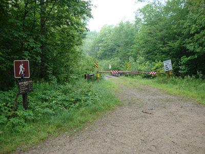 The Rocky Branch Trail trailhead