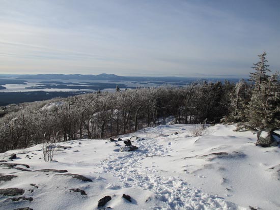 Looking down the Mt. Roberts Trail
