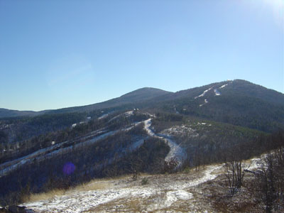 Gunstock Mountain as seen from Mt. Rowe
