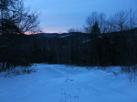 Looking down the Ridge Trail
