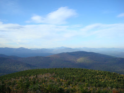 Looking north from Mt. Shaw at Mt. Washington - Click to enlarge