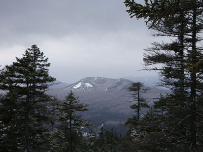 Looking at Pine Mountain from the ledges below the Mt. Surprise summit - Click to enlarge