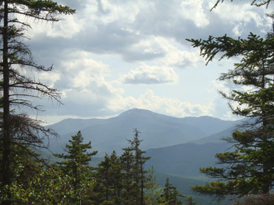 Looking at Mt. Washington from the ledges below the Mt. Surprise summit - Click to enlarge