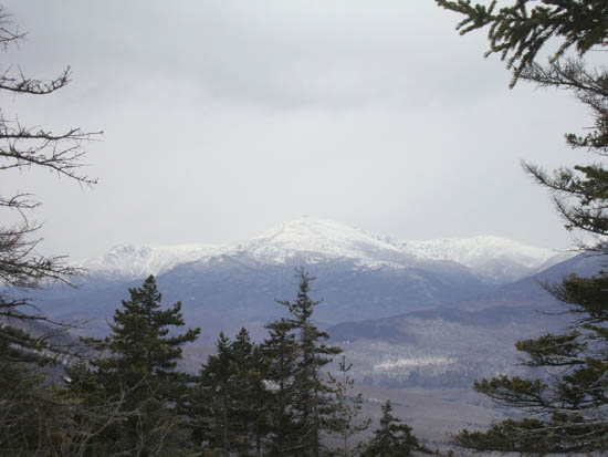 Looking at Mt. Washington from the ledges below the Mt. Surprise summit - Click to enlarge