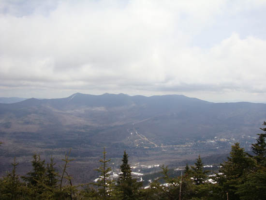 Looking at the Tripyramids from Mt. Tecumseh - Click to enlarge