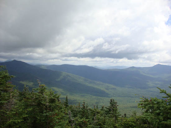 East Osceola and North Tripyramid as seen from Mt. Tecumseh - Click to enlarge