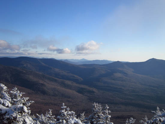 Looking in the distance at Kearsarge North Mountain from Mt. Tecumseh - Click to enlarge