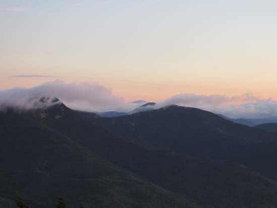 East Osceola, Mt. Carrigain, and Mt. Washington as seen from Mt. Tecumseh - Click to enlarge