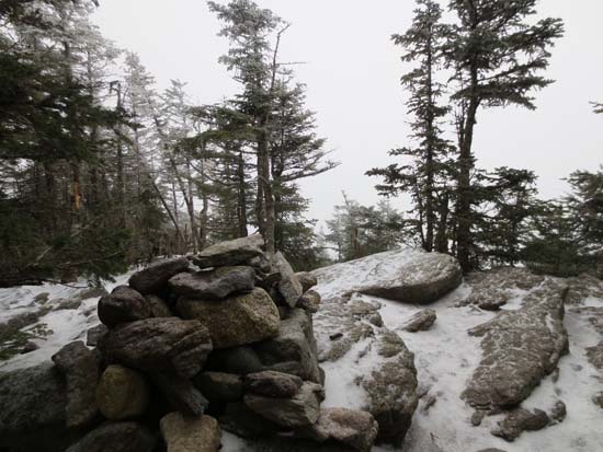 Fog as a snowstorm moves in on Mt. Tecumseh - Click to enlarge