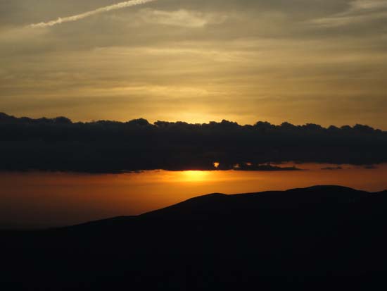 The sunset as seen from the Sosman Trail - Click to enlarge