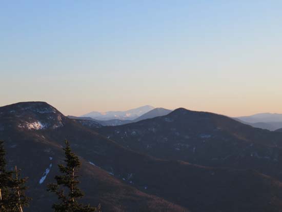 The Osceolas, Mt. Carrigain, and Mt. Washington as seen from Mt. Tecumseh - Click to enlarge