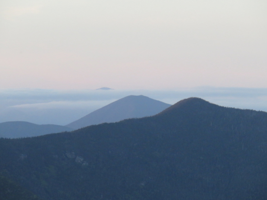Looking at Washington, Carrigain, and East Osceola from Mt. Tecumseh - Click to enlarge