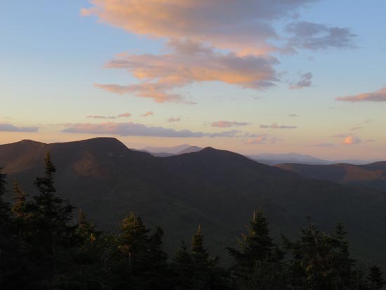 Mt. Washington, Mt. Carrigain, and East Osceola as seen from Mt. Tecumseh - Click to enlarge