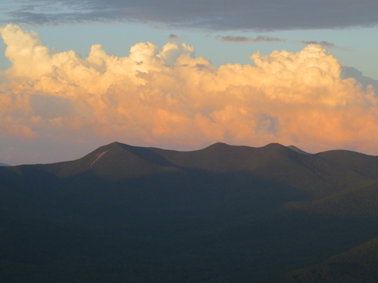 The Tripyramids as seen from Mt. Tecumseh - Click to enlarge